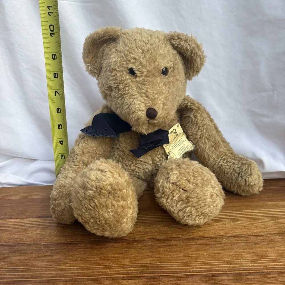 Boyds Bears Plush Teddy Bear Brown Bow Tie Bears in the Attic 1991-93 Hang Tag
